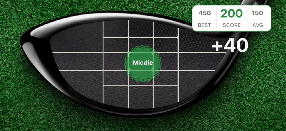 Driver Ball Strike in the Handy Golf app